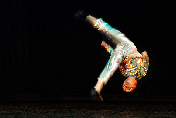 Students perform in dress rehearsal of Extravadance dance performance- Jul 2010