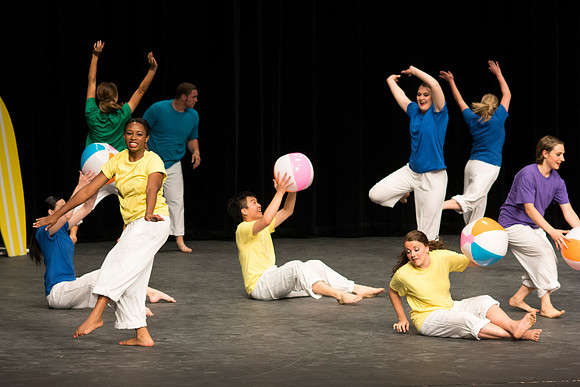 Dance performance in Green River Wyoming.