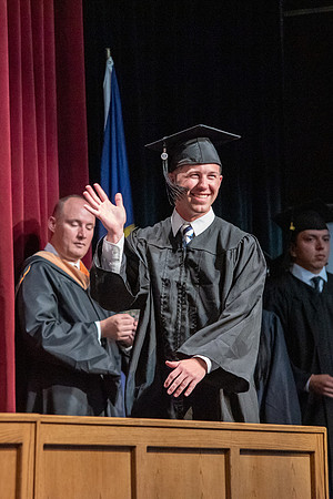 Graduates during convocation of the College of Physical Sciences and Engineering.