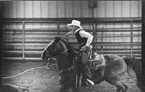 The main event was calf roping
