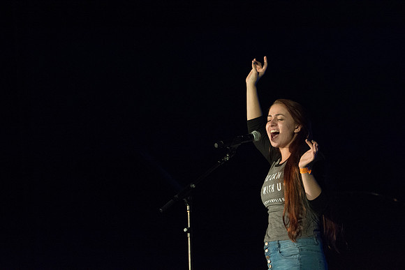 Get Connected puts on talent show for new students.