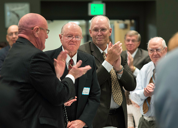 Nov, 9 2014, Ed and Arlene Williams were honored at Emeritus Breakfast.