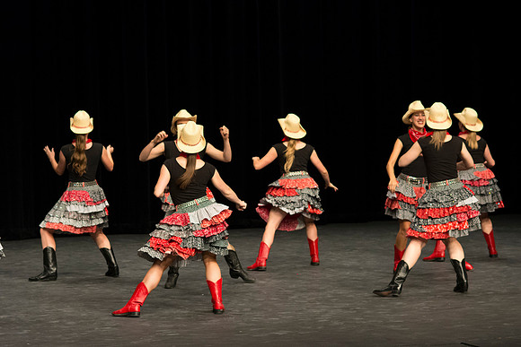 Dance performance in Green River Wyoming.