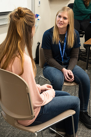 New mentees meet their Heber J. Grant Mentor at Mentor Connections.