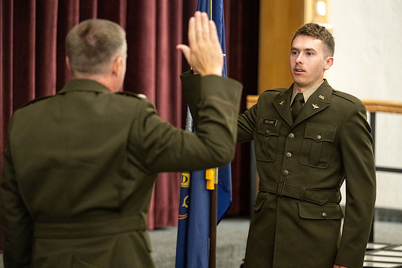 BYU-Idaho's, Reserve Officers' Training Corps Commissioning ceremonies.