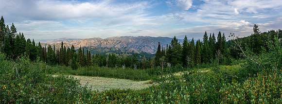 Various landscapes in central Idaho along a well known bikepacking route.
