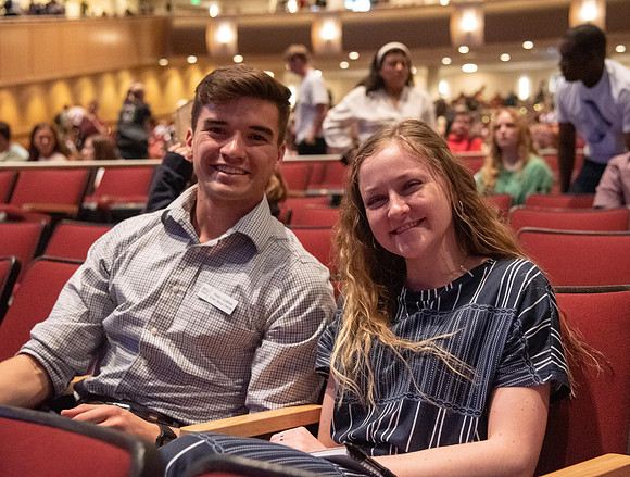 Photos from Elder Arnfulo Valenzuela's devotional.