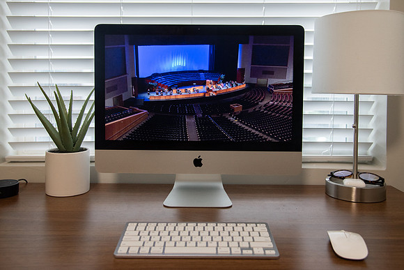 BYU-Idaho Live Stream Spring Graduation. Empty iCenter.