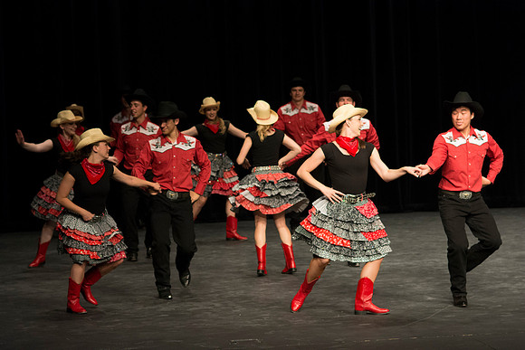 Dance performance in Green River Wyoming.
