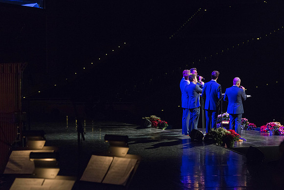 BYU-Idaho Choirs and Orchestra perform at A BYU-Idaho Christmas Concert featuring The King Singers.