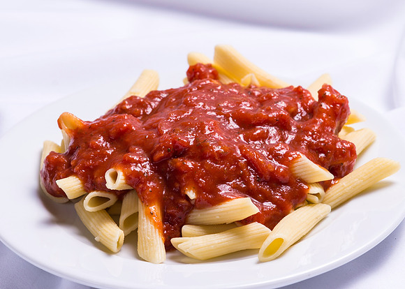 Food Service Catering Menu item. Pasta with Marinara Sauce