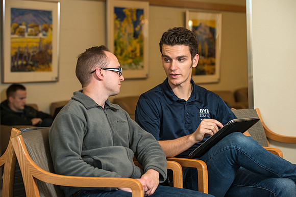 Student volunteers in Student Support work with new students in a Mentoring Program.
