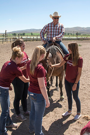 Dance Alliance tour through Wyoming Colorado and South Dakota. An enjoyable day at the "Homeplace" the ranch of the Pope family in Cokeville, Wyoming.