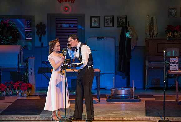 It's a Wonderful Life: A Live Radio Play, comes to life on stage at the Snow Drama Theater at BYU-Idaho.  It was written by Joe Landry and directed by Roger Merrill.