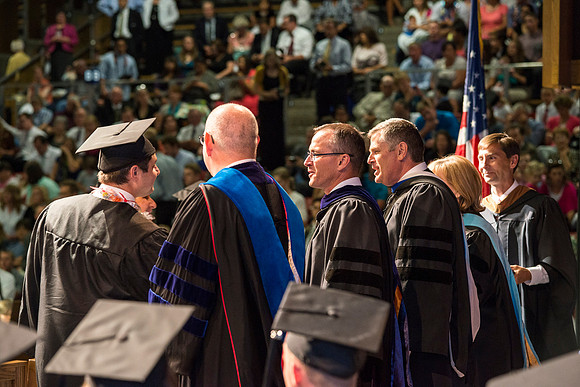 College of Business and Communication Convocation in the Hart.