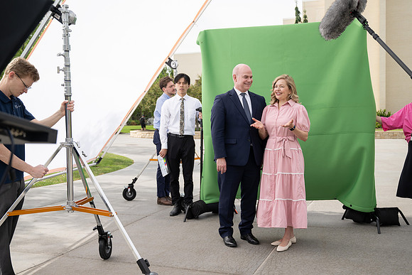 President and Sister Meredith Video Shoot - June 2024