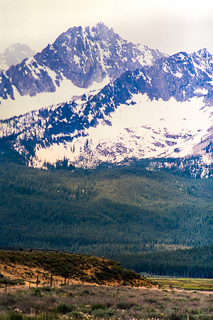 Sawtooth Mountains in central ID