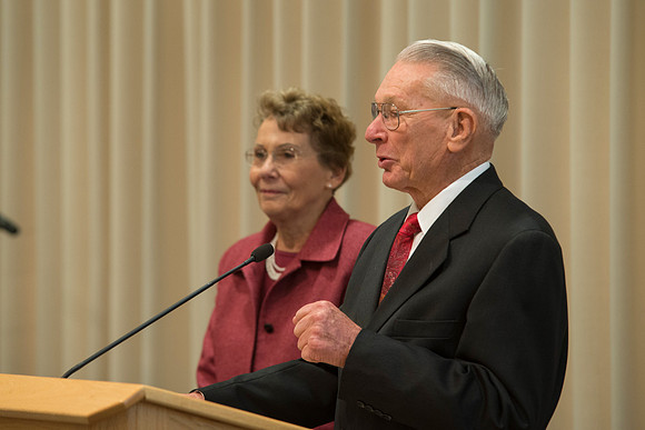 Don and Marsha Heinz were recognized with the Distinguished Emeritus Service Award. November 9, 2013 Emeritus Breakfast
