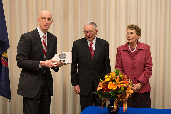 Don and Marsha Heinz were recognized with the Distinguished Emeritus Service Award. November 9, 2013 Emeritus Breakfast