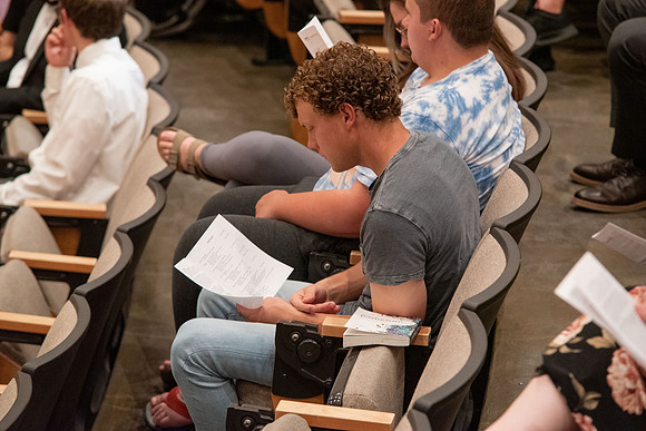 Students of Sue Neimoyer and R. Michael Wahlquist performed at the Snow Recital Hall.