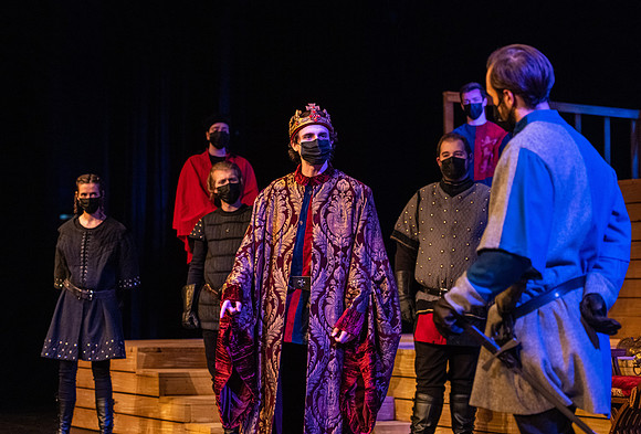 BYU-Idaho theatre department dress rehearsal of Shakespeare's Henry V.