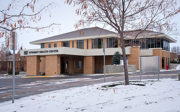 Student Health Center gets a new sign on the building to help students more easily find the building. Too many students would go to the Radio building instead.