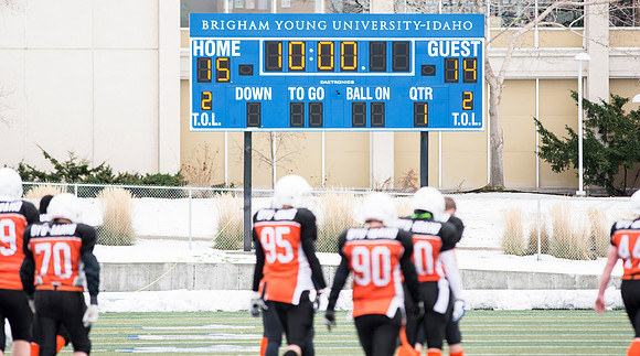 Competitive Football Championship game.