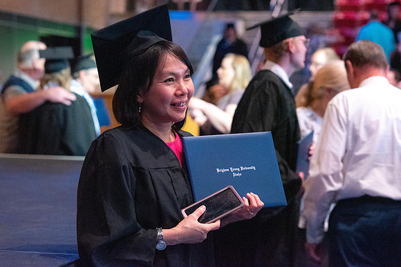 Graduates during Interdisciplinary Studies convocation.