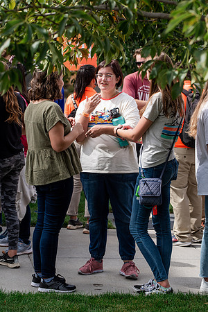 BYUI students return to campus for the Fall 2021 semester. New Freshman participate in Get Connected with their I-Groups on move-in day.