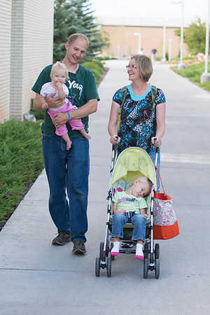 Family between classes.