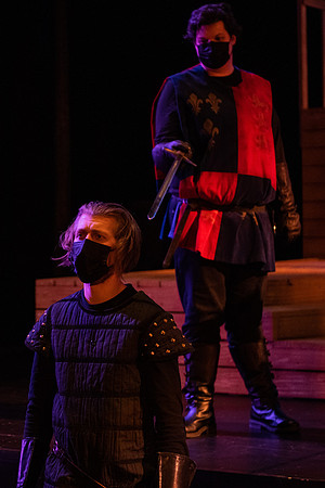 BYU-Idaho theatre department dress rehearsal of Shakespeare's Henry V.
