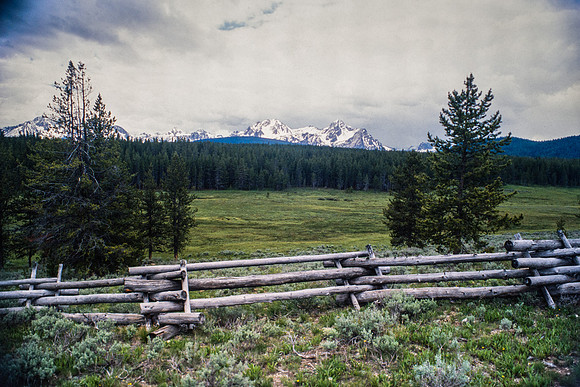 Sawtooth Mountains in central ID