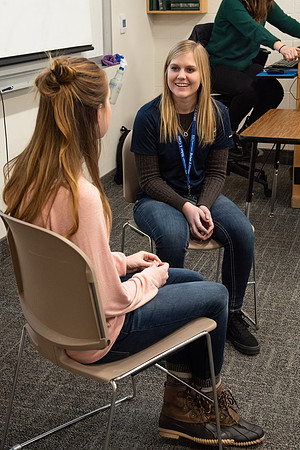 New mentees meet their Heber J. Grant Mentor at Mentor Connections.