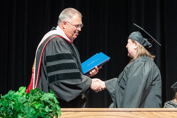Graduates during Interdisciplinary Studies convocation.