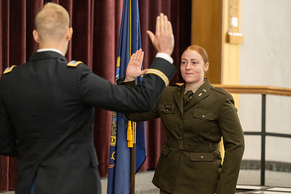 BYU-Idaho's, Reserve Officers' Training Corps Commissioning ceremonies.