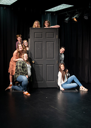 Students from the theater deparment graduation in the Spring Semester.
