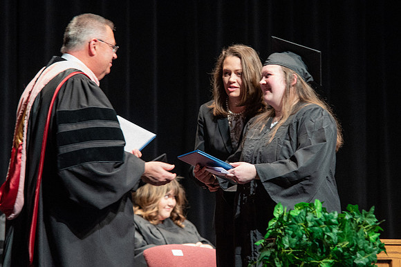 Graduates during Interdisciplinary Studies convocation.