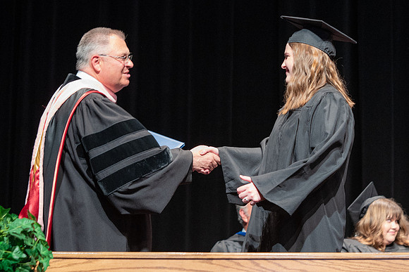 Graduates during Interdisciplinary Studies convocation.