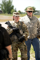 ROTC practices military tatics in an Advantage Airsoft facility.