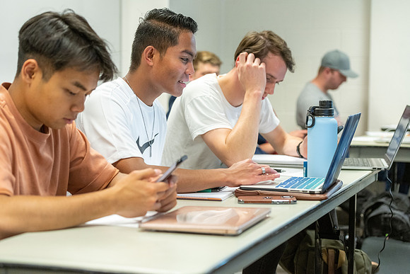 Accounting class taught by Jamie Austad.