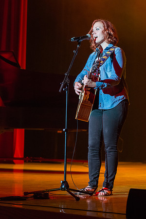 Steffany Falmoro performs at the Spring 2014 BYU-Idaho's Got Talent Show.