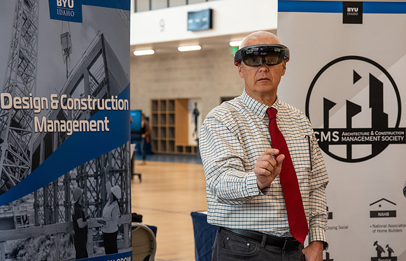 Prospective students learn about the academic departments at BYU-Idaho during Campus Day.