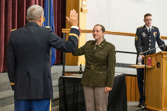 BYU-Idaho's, Reserve Officers' Training Corps Commissioning ceremonies.