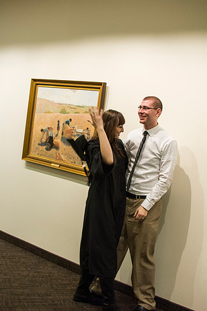 BYU-Idaho Graduate with her husband after commencement