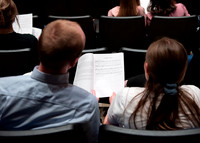 Hymn Festival held at the Barrus Concert Hall in the Snow Performing Arts Center.
