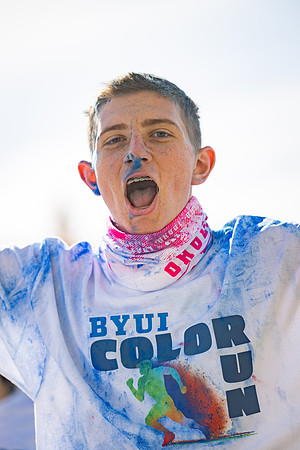 BYUI Color Run During Spirit Week