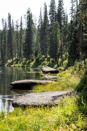 Photo excursion, hike along the river to Coffee Pot rapids.