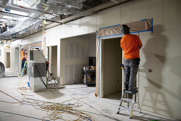 McKay Library Remodel Progress - April 2025
