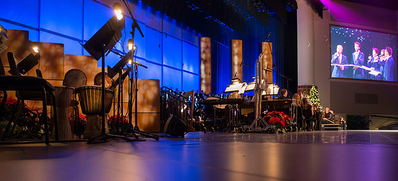BYU-Idaho Choirs and Orchestra perform at A BYU-Idaho Christmas Concert featuring The King Singers.