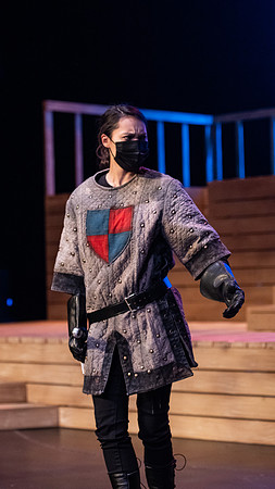 BYU-Idaho theatre department dress rehearsal of Shakespeare's Henry V.